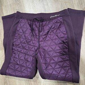 Eddie Bauer Quilted Pants EUC| Chair Six insulated Hybrid